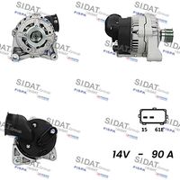 SIDAT A12VA0382A2 - Alternador