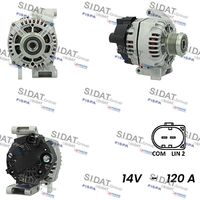 SIDAT A12VA0407A2 - Alternador