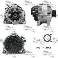 SIDAT A12VA0804A2 - Alternador