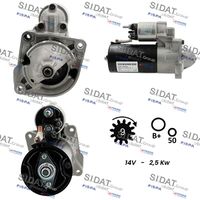 SIDAT S12BH0003A2 - Motor de arranque