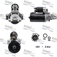 SIDAT S12BH0004A2 - Motor de arranque