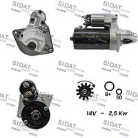 SIDAT S12BH0008A2 - Motor de arranque