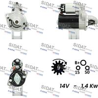 SIDAT S12BH0089A2 - Motor de arranque