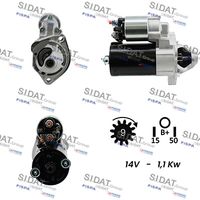 SIDAT S12BH0140A2 - Motor de arranque