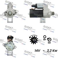 SIDAT S12BH0145A2 - Motor de arranque