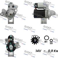 SIDAT S12BH0173A2 - Motor de arranque