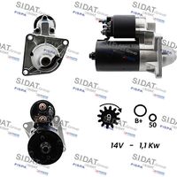 SIDAT S12BH0183A2 - Motor de arranque