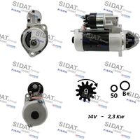 SIDAT S12BH0185A2 - Motor de arranque