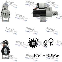 SIDAT S12BH0188A2 - Motor de arranque