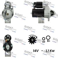 SIDAT S12BH0202A2 - Motor de arranque