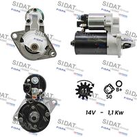 SIDAT S12BH0225A2 - Motor de arranque