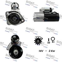 SIDAT S12BH0246A2 - Motor de arranque