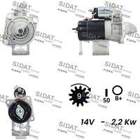 SIDAT S12BH0262A2 - Motor de arranque