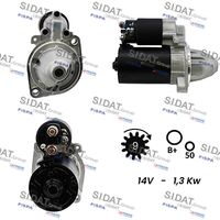 SIDAT S12BH0272A2 - Motor de arranque