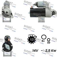 SIDAT S12BH0275A2 - Motor de arranque