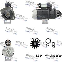 SIDAT S12BH0278A2 - Motor de arranque