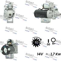 SIDAT S12BH0364A2 - Motor de arranque