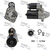 SIDAT S12BH0368A2 - Motor de arranque