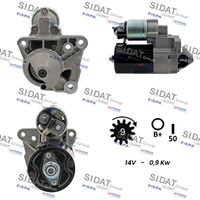 SIDAT S12BH0475A2 - Motor de arranque