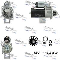 SIDAT S12BH0479A2 - Motor de arranque