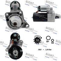 SIDAT S12BH0480A2 - Motor de arranque