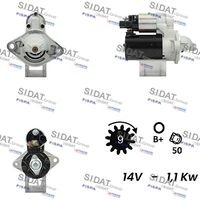 SIDAT S12BH0585A2 - Motor de arranque