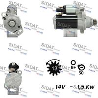 SIDAT S12BH0602A2 - Motor de arranque