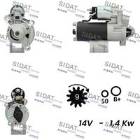 SIDAT S12BH0613A2 - Motor de arranque