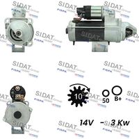 SIDAT S12BH0663A2 - Motor de arranque