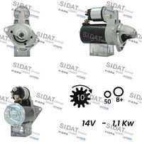 SIDAT S12BH0755A2 - Motor de arranque