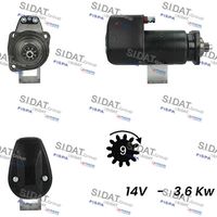 SIDAT S12BH0778A2 - Motor de arranque