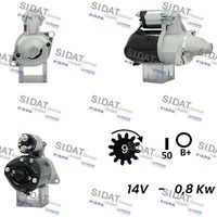 SIDAT S12DE0293A2 - Motor de arranque