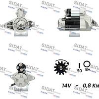 SIDAT S12DE0511A2 - Motor de arranque