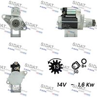 SIDAT S12DE0584A2 - Motor de arranque