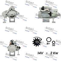 SIDAT S12DE0700A2 - Motor de arranque