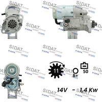 SIDAT S12DE0723A2 - Motor de arranque