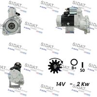 SIDAT S12HT0568A2 - Motor de arranque