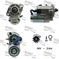 SIDAT S12HY0109A2 - Motor de arranque