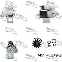 SIDAT S12MH0014A2 - Motor de arranque