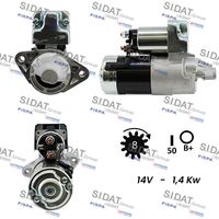 SIDAT S12MH0221A2 - Motor de arranque