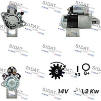 SIDAT S12MH0331A2 - Motor de arranque