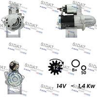 SIDAT S12MH0401A2 - Motor de arranque