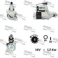 SIDAT S12MH0573A2 - Motor de arranque