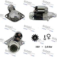 SIDAT S12MH0580A2 - Motor de arranque