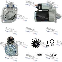 SIDAT S12MH0687A2 - Motor de arranque