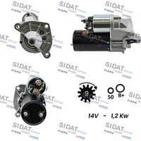 SIDAT S12VA0002A2 - Motor de arranque