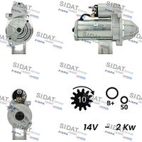 SIDAT S12VA0010A2 - Motor de arranque