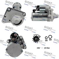 SIDAT S12VA0014A2 - Motor de arranque