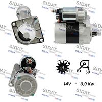 SIDAT S12VA0018A2 - Motor de arranque