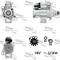 SIDAT S12VA0072A2 - Motor de arranque